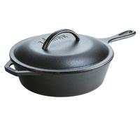 Lodge - Poêle à frire profonde en fonte avec couvercle 26 cm