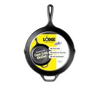 Lodge | Poêle en fonte naturelle 26cm | Sain et sans PFAS | Tous feux dont induction, four & BBQ | Made in USA