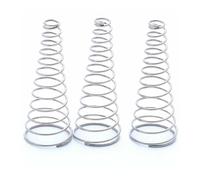 LOEASE 10 pièces 304 cône Conique en Acier Inoxydable Ressort de Compression Tour Ressorts Pression Conique Ressort Fil diamètre 0.5-0.8mm(10pcs 0.3 * 3-5 * 10mm)