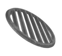 LOEFLIFA Grille Ronde en Fer pour Barbecue Charbon Fonte 13cm, Cuisson | Répartition Homogène, Forte Inertie Thermique, Installation Simple, Portable, pour Sorties Camping et Extérieur