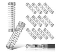 LOEFLIFA Ressorts de Compression en Acier Inoxydable 50pcs Petit Ressort a Pousser pour Retourner Recharges pour Stylo a Bille pour Ecoles et Fournitures de Bureau