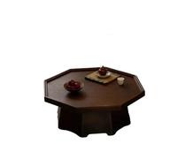 loeusjfnr Chabudai Tatami Table Octogonale Salon De Thé en Bois Massif Petite Table À Thé Balcon Baie Vitrée Petite Table Basse Bureau Table Basse