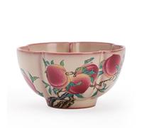 loeusjfnr Tasse à thé en Céramique Service à thé en céramique de style chinois pastel neuf pêches. Tasse raffinée Tasses à Thé