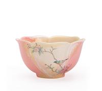loeusjfnr Tasse à thé en Céramique Tasse à thé en céramique émaillée cristal décor floral et oiseau, tasse hôtesse, bec fleuri, service Tasses à Thé