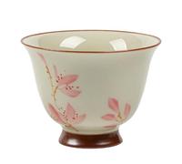loeusjfnr Tasse à thé en Céramique Tasse à thé en céramique peinte la main avec orchidée magnolia, service Kung Fu simple, dégustation exquise for dame et maître Tasses à Thé