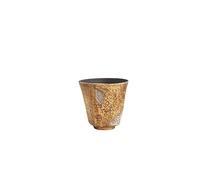loeusjfnr Tasse à thé en Céramique Tasse à thé rétro, tasse personnelle, d'hôte, simple, en argent doré, service Kung Fu Tasses à Thé