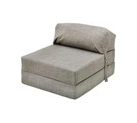Loft 25 Matelas Pliant pour lit Simple Z | Siège canapé Doux et Confortable | Idéal pour Les invités, Le Salon et Les Chambres à Coucher | Chaise de Couchage légère et Portable (Grise)