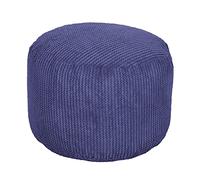 Loft 25 Tabouret de Pieds en Forme de Sac de Haricots Rond Bubble | Repose-Jambes pour Salon d'intérieur | Pouf Ergonomique | Ultra Confortable et Durable (Violet)