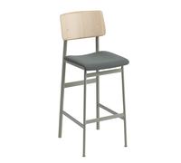 Loft - Tabouret de bar rembourrée 75cm WxHxD 42,5x108,5x49cm
