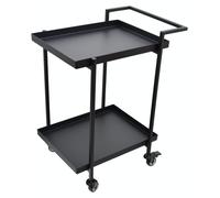 LOFT42 James Trolley Square - Table d'appoint - Noir - Métal - 60 x 54 x 38