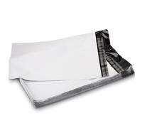 LOGIC PACK 1000 Enveloppes Plastique Expédition 25x35 cm - Pochette Envoi Colis Vinted Blanche - Sac Expédition Imperméable et Indéchirable - Emballage pour Vêtements et Chaussures