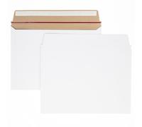 LOGIC PACK 25 Enveloppes d'Expédition en Carton Rigide Format B4 Blanc