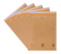LOGIC PACK K10 Enveloppes Bulles Brunes 100 370 x 480 mm, Auto-adhésives | Pochettes Matelassée, Film bulles 50µm antichoc, papier kraft indéchirable, envoi Vinted sécurisé, certifié FSC, recyclable