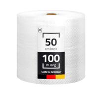 LOGIC PACK Rouleau Papier Bulle 100m x 50 cm - Protection Optimale Déménagement & Expédition - Film 2 Couches 50 Microns Résistant pour Objets Fragiles - Emballage Professionnel Antichoc