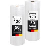 LOGIC PACK Rouleau Papier Bulle 50m x 120 cm - Protection Optimale Déménagement & Expédition - Film 2 Couches 50 Microns Résistant pour Objets Fragiles - Emballage Professionnel Antichoc