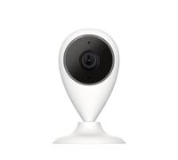 Logicom Home Cammy 2 - Caméra de Surveillance HD 720p - Home Security - Connectée WiFi - Détection de Mouvement - Vision Nocturne Infrarouge - Programmable à Distance avec Appli - Blanc