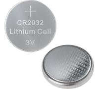 LogiLink CR2032B10 Lot de 10 Piles Bouton au Lithium 3 V Argenté