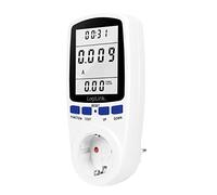 LogiLink EM0003 Compteur de coûts d'énergie Premium avec Protection de Contact Accrue, Plage de Mesure jusqu'à 3680 W, tarif électrique réglable (Cent/kWh)