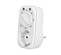 LogiLink ET0012 ET0012 Minuterie mécanique avec capteur crépusculaire avec 7 Modes/réglages différents Blanc