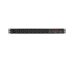 Logilink IP Steckdosenleiste 19" 8fach Einbau 1HE schwarz