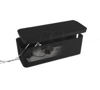 LogiLink Boîtier de câbles KAB0062 - grand 407 x 157 x 133,5 mm - Noir