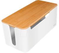 LOGILINK KAB0075 - Boîtier de câble Logilink avec couvercle en bambou