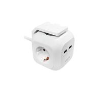 LogiLink LPS227 prise de courant Blanc