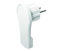 LogiLink LPS228 Fiche plate à contact de protection plastique avec dispositif daide au branchement 230 V blanc IP20