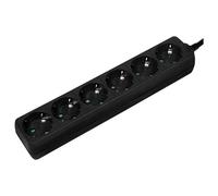 LogiLink LPS238B multiprise 1,5 m 6 sortie(s) CA Intérieure Noir