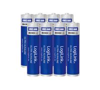 LogiLink LR03F8 : Pile Alcaline AAA 1.5V, 650mAh, Usage Unique, Autonomie 5 ans, Lot de 8, Facteur de Forme Cylindrique