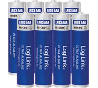 LOGILINK LR03F8 - Piles alcalines, AAA (Micro), lot de 8