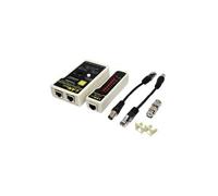 Testeur de câble réseau LogiLink WZ0015 RJ-11/RJ-12/RJ-45 avec indicateurs LED de continuité et de court-circuit