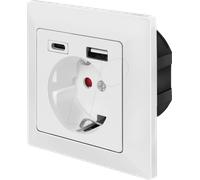 LOGILINK PA0262 - Prise encastrée avec 2 ports de chargement USB