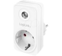 LogiLink Adaptateur de prise PA0263 – 1 contact de protection CEE 7/3 – avec capteur D
