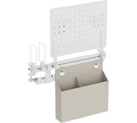 Logilink PB0101 Logilink Lochplatten-Büroschienenorganizer/Kombination, weiß