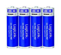 Logilink Ultra Power Mignon - Batterie 4 X Type Aa - Alcaline - 1700 Mah