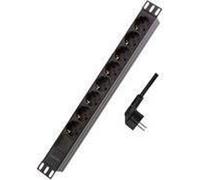 LogiLink Professional PDU8C04 LogiLink Bâti de prises 19" 8x, protection contre les surtensions