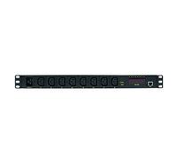LogiLink Multiprise IP PDU8P01 19" 1U montable en rack 8 prises Ethernet Mesure/Temp/Humidité Noir