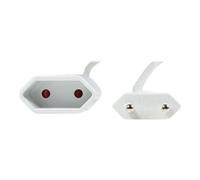 LogiLink - Rallonge de câble d'alimentation - Europlug (F) pour Europlug (M) - 3 m - blanc