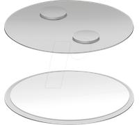 LOGILINK SC0017 - Kit de montage magnétique pour détecteurs de fumée