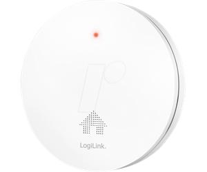 LOGILINK SC0019 - Détecteur de fumée avec batterie de 10 ans, extra plat