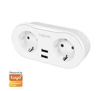 LogiLink SH0102 LogiLink Wi-Fi Smart Plug Fiche d'adaptateur, 2x + 2x USB