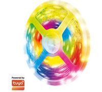 LOGILINK SH0129 - Bande LED RVB Wi-Fi Smart, auto-adhésive, 400 lm, compatible Tuy