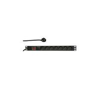 LogiLink - Unité de distribution secteur (rack-montable) - CA 250 V - 3500 Watt - entrée : CEE 7/7 - connecteurs de sortie : 7 (alimentation) - 1U -