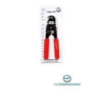 LogiLink Pince à sertir WZ0004 – Universelle 8P8C (RJ-45) 19 cm