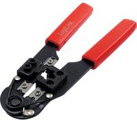 LOGILINK WZ0004 - Pince à sertir pour fiche modulaire RJ45 CAT5/CAT6/CAT6A, avec p