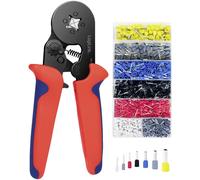 LOGILINK WZ0068 - Pince à sertir à embouts terminaux, 230 mm, avec 1 200 embouts t