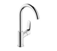Logis Mitigeur de lavabo 210 HANSGROHE 71130000 bec haut avec tirette et vidage synthétique