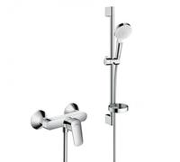 Logis Pack Mitigeur monocommande + Set de douche Crometta Vario avec porte-savon (71600000-Crometta2)