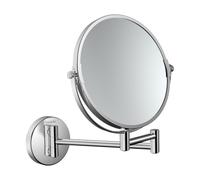 Hansgrohe miroir cosmétique 24.8x24.8 cm arrondi chrome 73561000